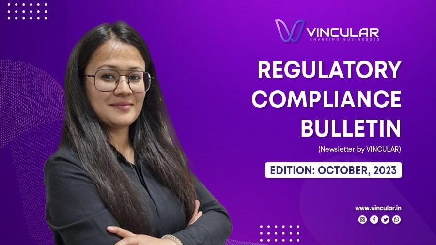 REGULATORY COMPLIANCE BULLETIN (Newsletter – October 2023)