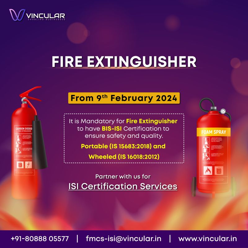 Fire Extinguisher BIS-ISI Certification
