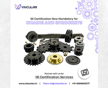 ISI Mark mandatory for sprockets and chains