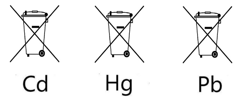 crossed out wheeled bin symbol - Heavy Materials