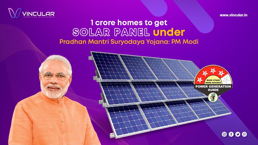 1 crore homes to get solar panels under Pradhan Mantri Suryodaya Yojana PM Modi