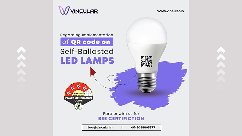Implementation of QR code on Self-Ballasted LED LAMPS