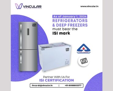 Refrigerators and Deep Freezers Must Bear the ISI Mark