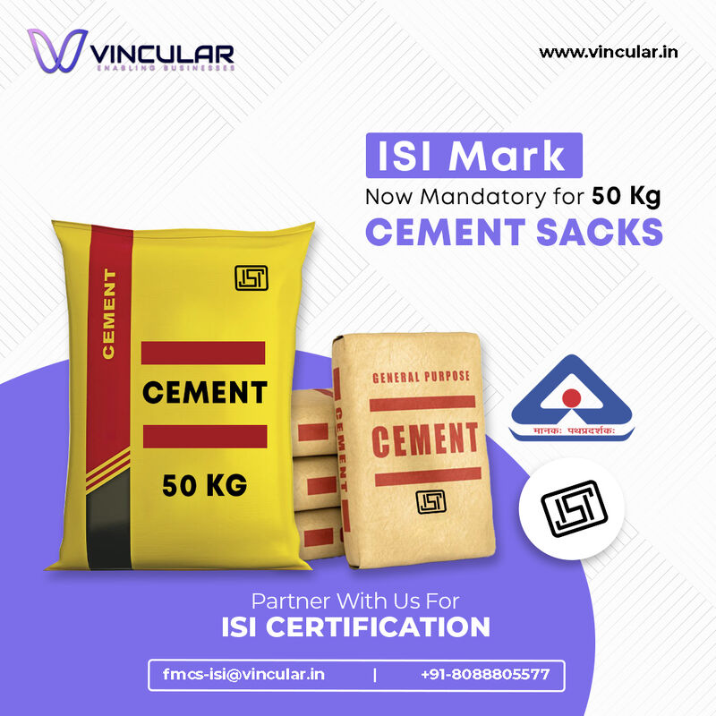 ISI for 50 kg woven sack