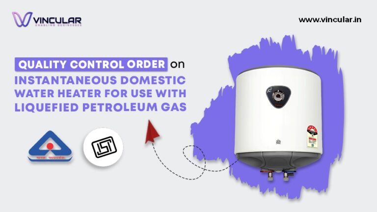 QCO for LPG Instantaneous Domestic Water Heaters