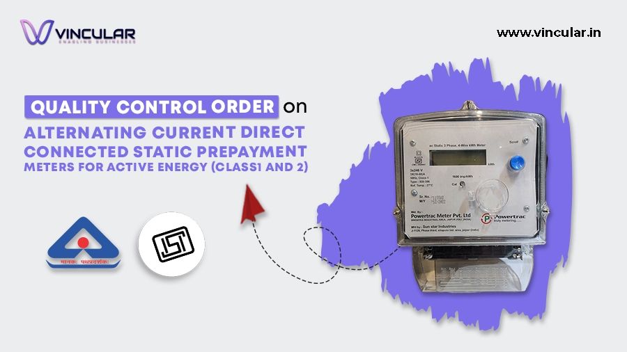 Quality Control Order for AC Direct Connected Static Prepayment Meters 