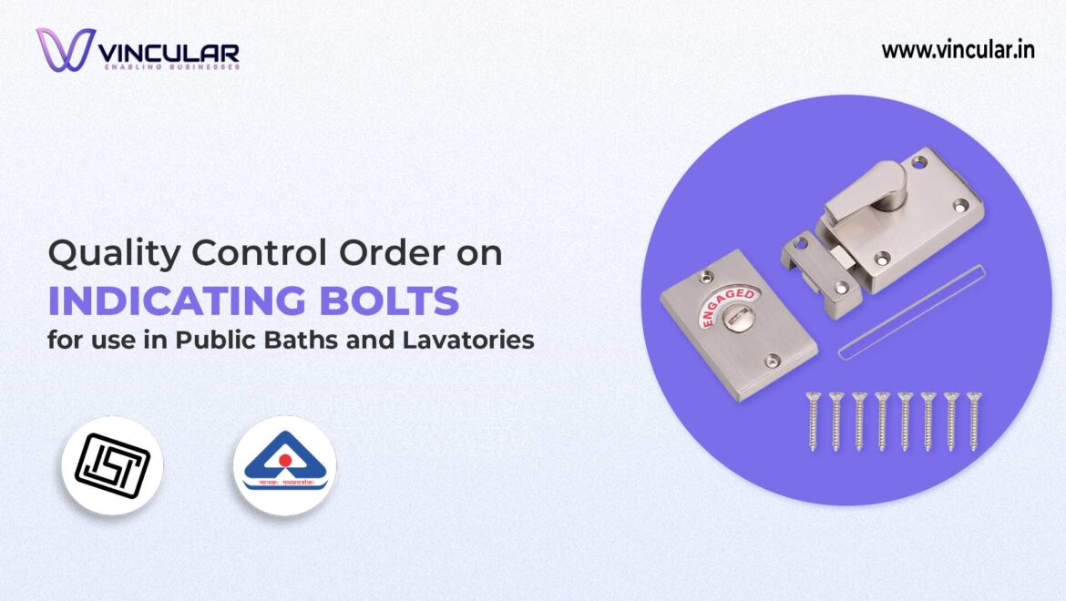 BIS-ISI for Indicating Bolts for use in public baths and lavatories