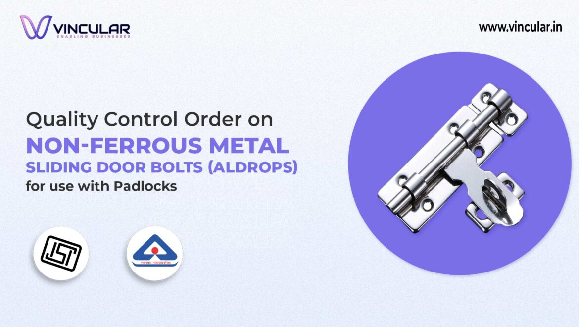 BIS for Non-ferrous metal Sliding Door Bolts for Padlocks