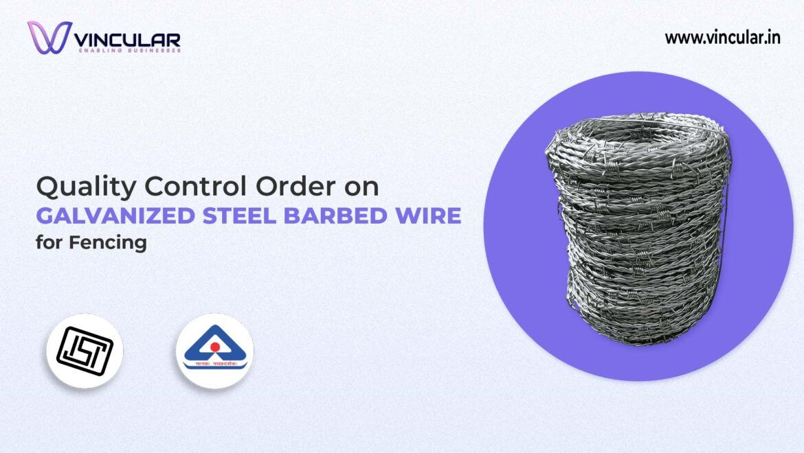 BIS Certificate for Galvanized Steel Barbed Wire for Fencing