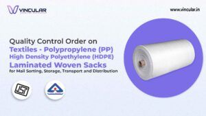 BIS-ISI Certificate for PP/HDPE Laminated Woven Sacks for Mail Operations