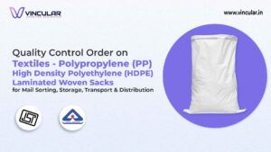 BIS-ISI Certificate for PP/HDPE Laminated Woven Sacks for Mail Operations