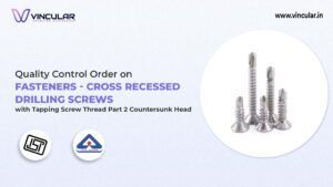 BIS-ISI Certificate for Cross Recessed Drilling Screws – Pan Head