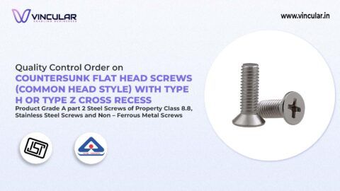 BIS-ISI Certificate for Countersunk Flat Head Screws – Type H/Z Cross Recess - Part 2