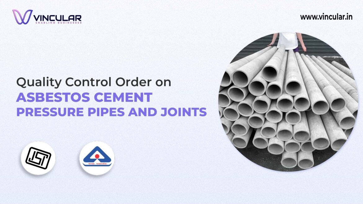 BIS-ISI Certificate for Asbestos Cement Pressure Pipes and Joints