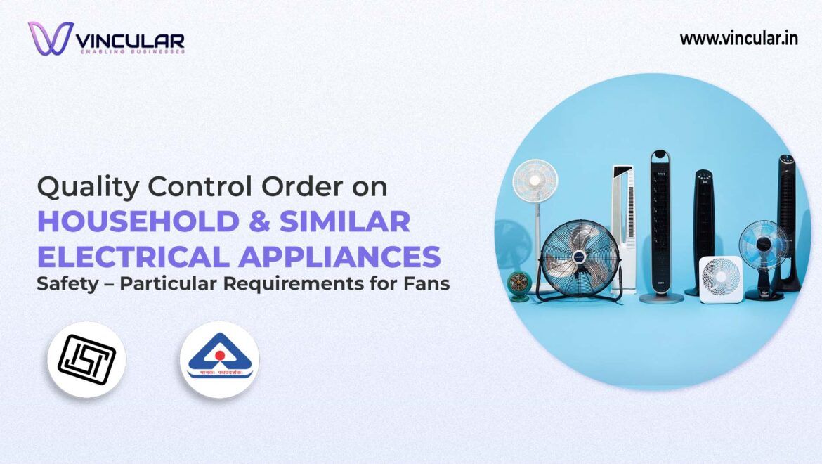 BIS-ISI Certificate for household electric fans