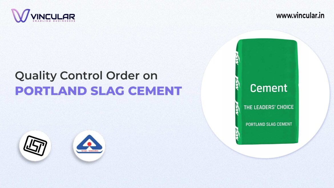 BIS-ISI Certificate for Portland Slag Cement