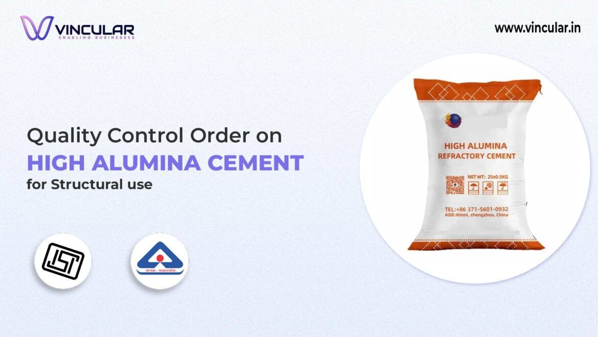 BIS-ISI Certificate for High Alumina Cement