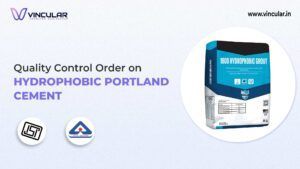 BIS-ISI Certificate for Hydrophobic Portland Cement